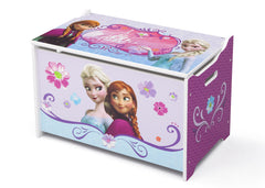 Delta Children Frozen Wooden Toy Box, Left View a2a