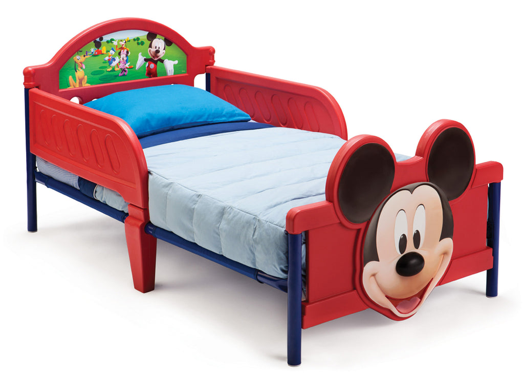 Delta Children Mickey Mouse 3D Footboard Toddler Bed Right View a1a