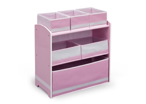 Generic Pink Wooden Toy Organizer