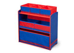 Delta Children Blue / Red Generic Wooden Toy Organizer, Right View a2a