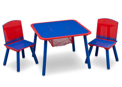 Delta Children Generic Blue / Red Table and Chair Set Right View a1a