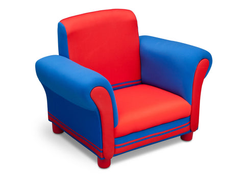 Generic Blue/Red Upholstered Chair